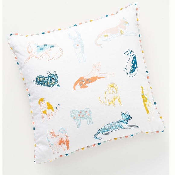 anthropologie dog pillow